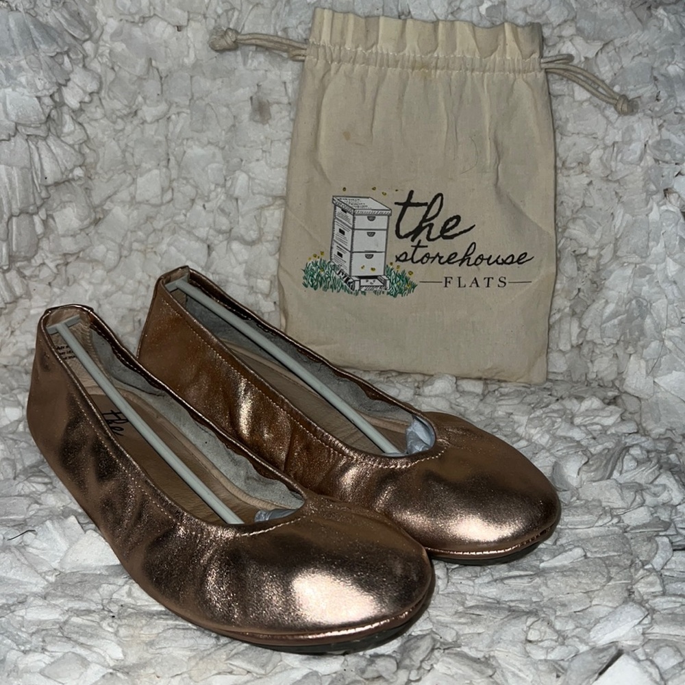 The Storehouse Flats size 10 Rose Gold